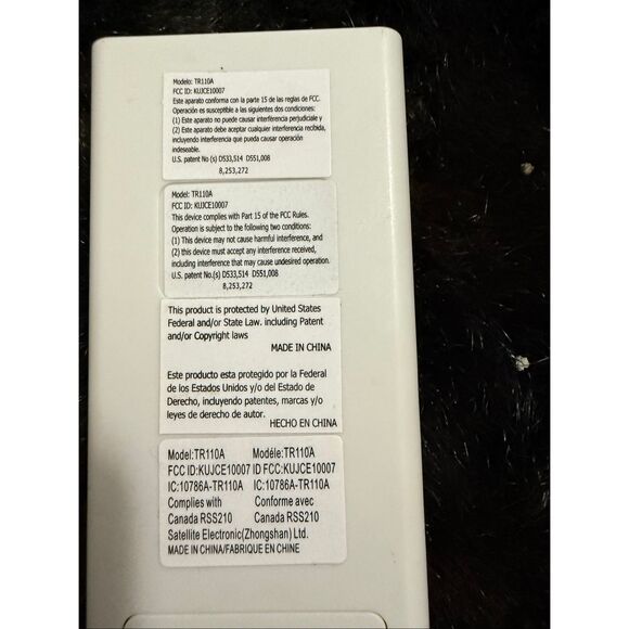 Minka Aire AireControl Handheld Remote Fan Control tr110A - Picture 4 of 4